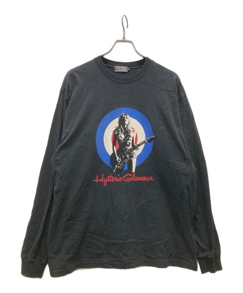 Hysteric Glamour（ヒステリックグラマー）Hysteric Glamour (ヒステリックグラマー) UK TRIBUTE Tシャツ ブラック サイズ:XLの古着・服飾アイテム