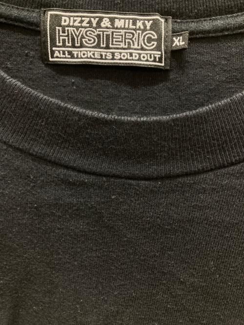 Hysteric Glamour（ヒステリックグラマー）Hysteric Glamour (ヒステリックグラマー) UK TRIBUTE Tシャツ ブラック サイズ:XLの古着・服飾アイテム