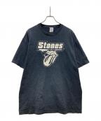 ALSTYLE APPAREL & ACTIVEWEARアレスタイルアパレル＆アクティブウェア）の古着「05' ストーンズ プリントバンドTシャツ」｜ブラック