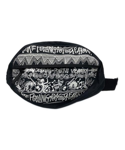 stussy（ステューシー）stussy (ステューシー) ウエストバッグ ブラックの古着・服飾アイテム