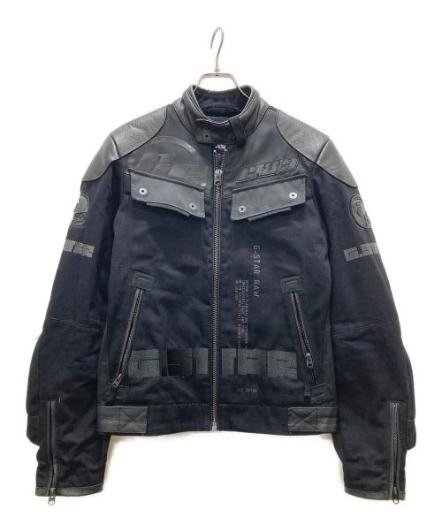 G-STAR RAW（ジースターロゥ）G-STAR RAW (ジースターロゥ) E Advert Moto Jacket ブラック サイズ:XSの古着・服飾アイテム