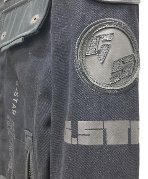 G-STAR RAW（ジースターロゥ）G-STAR RAW (ジースターロゥ) E Advert Moto Jacket ブラック サイズ:XSの古着・服飾アイテム