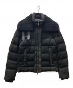 5351 pour les hommes5351プールオム）の古着「ムートンレザー切替ダウンジャケット」｜ブラック