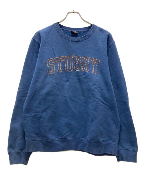 stussy（ステューシー）stussy (ステューシー) アウトラインロゴスウェット ネイビー サイズ:Mの古着・服飾アイテム