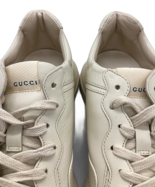 GUCCI（グッチ）GUCCI (グッチ) ライトンシェリーラインスニーカー ベージュ サイズ:24の古着・服飾アイテム