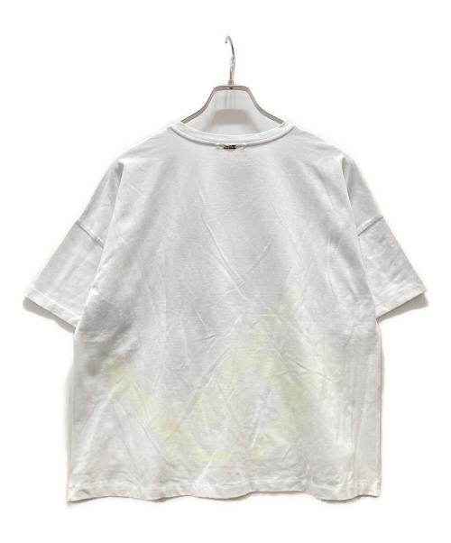 HERNO（ヘルノ）HERNO (ヘルノ) プリントTシャツ ホワイト サイズ:Mの古着・服飾アイテム
