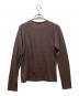 BURBERRY BLUE LABEL (バーバリー ブルー レーベル) 丸首カーディガン ブラウン サイズ:M：4000円