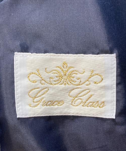 GRACE CLASS（グレースクラス）GRACE CLASS (グレースクラス) ミンクヘムワンピース ネイビー サイズ:Mの古着・服飾アイテム