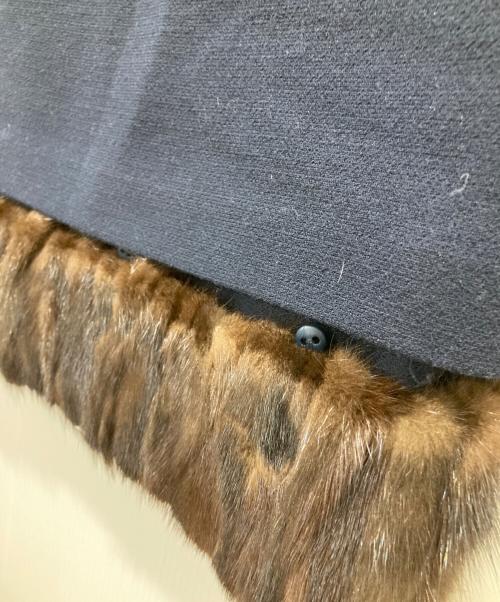 GRACE CLASS（グレースクラス）GRACE CLASS (グレースクラス) ミンクヘムワンピース ネイビー サイズ:Mの古着・服飾アイテム