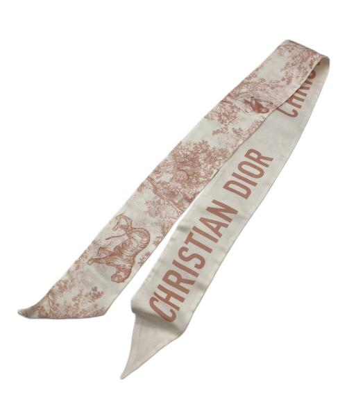 Dior（ディオール）DIOR (ディオール) ロゴミッツァツイリー ベージュの古着・服飾アイテム