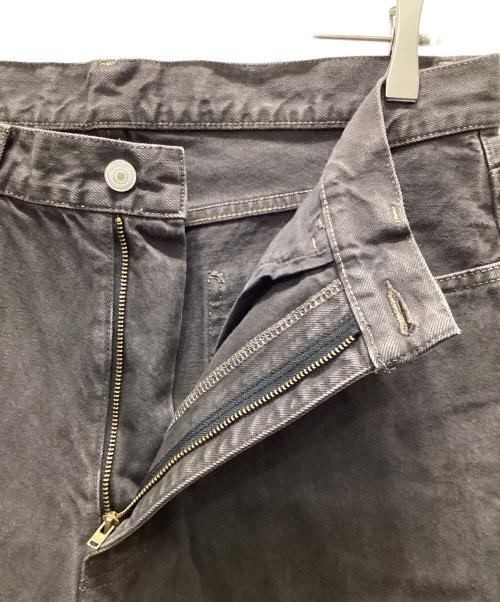 STEVEN ALAN（スティーブンアラン）STEVEN ALAN (スティーブンアラン) O/DY 13.5oz DENIM 5P BAGGY TAPERED PANTS ブラック サイズ:Lの古着・服飾アイテム