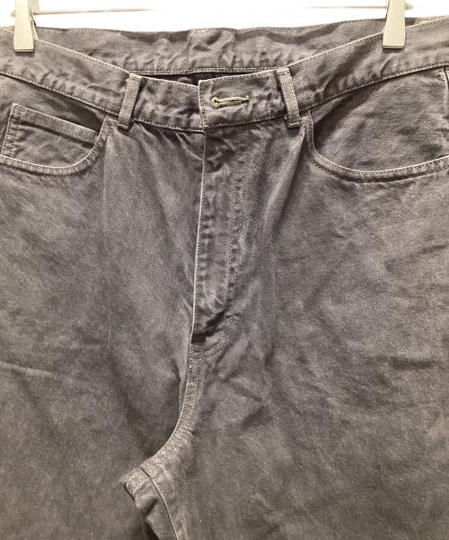 STEVEN ALAN（スティーブンアラン）STEVEN ALAN (スティーブンアラン) O/DY 13.5oz DENIM 5P BAGGY TAPERED PANTS ブラック サイズ:Lの古着・服飾アイテム