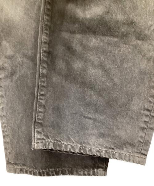STEVEN ALAN（スティーブンアラン）STEVEN ALAN (スティーブンアラン) O/DY 13.5oz DENIM 5P BAGGY TAPERED PANTS ブラック サイズ:Lの古着・服飾アイテム