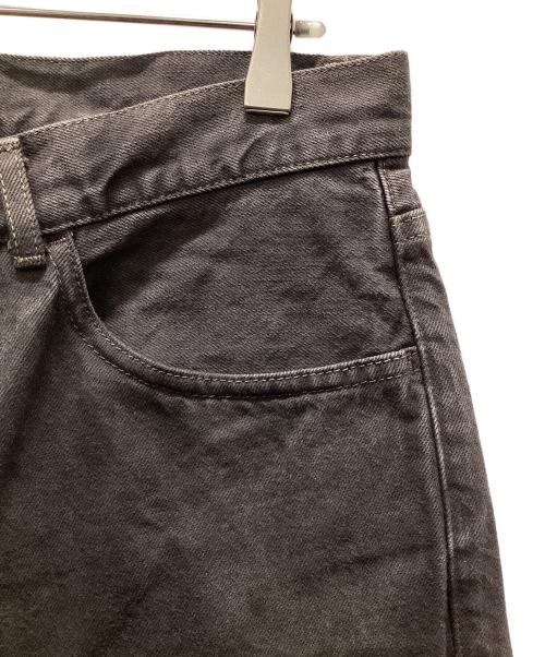 STEVEN ALAN（スティーブンアラン）STEVEN ALAN (スティーブンアラン) O/DY 13.5oz DENIM 5P BAGGY TAPERED PANTS ブラック サイズ:Lの古着・服飾アイテム