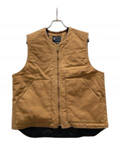 中古・古着通販】CarHartt (カーハート) ダックベスト ブラウン サイズ
