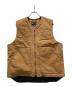 CarHartt（カーハート）の古着「ダック地ベスト」｜ブラウン