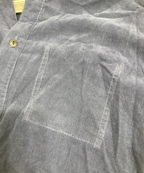 FIVE BROTHER（ファイブブラザー）FIVE BROTHER (ファイブブラザー) 70~80s コーデュロイシャツ ネイビー サイズ:Largeの古着・服飾アイテム