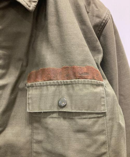 U'S NAVY（ユーエスネイビー）U'S NAVY (アメリカ軍) 80's A-2デッキジャケット オリーブ サイズ:Lの古着・服飾アイテム