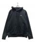 Patagonia（パタゴニア）の古着「P-6 LABEL UPRISAL HOODY/ロゴパーカー」｜ブラック