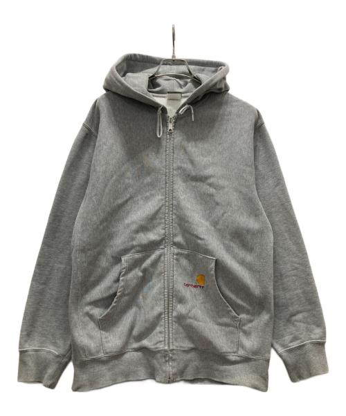CarHartt（カーハート）CarHartt (カーハート) Midweight Hooded Zip Swea グレー サイズ:Lの古着・服飾アイテム