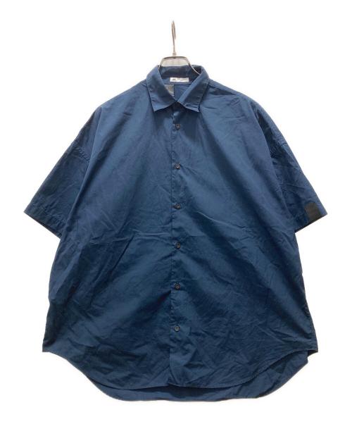 N.HOOLYWOOD（エヌ ハリウッド）N.HOOLYWOOD (エヌ ハリウッド) 半袖シャツ ネイビー サイズ:36の古着・服飾アイテム