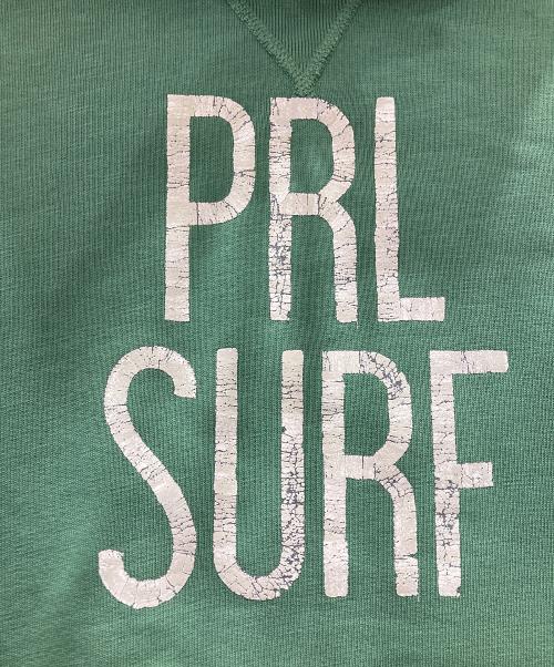 POLO RALPH LAUREN（ポロ・ラルフローレン）POLO RALPH LAUREN (ポロ・ラルフローレン) PRL SURFプリントパーカー グレー サイズ:Lの古着・服飾アイテム