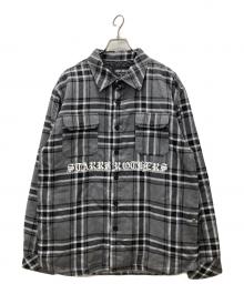 SHAKA WEAR（シャカウェア）の古着「シャツジャケット/LA FLANNEL JKT」｜グレー