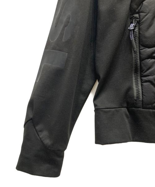 DIESEL（ディーゼル）DIESEL (ディーゼル) キルティング切替ポンディングパーカー ブラック サイズ:Mの古着・服飾アイテム