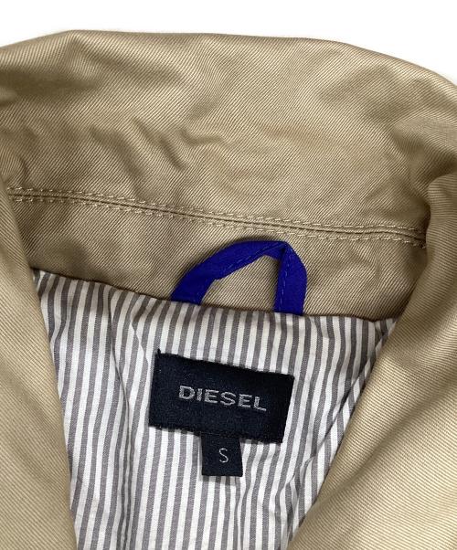 DIESEL（ディーゼル）DIESEL (ディーゼル) ステンカラーコート ベージュ サイズ:Sの古着・服飾アイテム