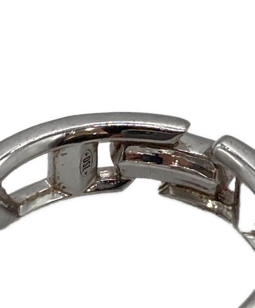 DIESEL（ディーゼル）DIESEL (ディーゼル) D Logo Sterling Silver Band Ring シルバー サイズ:14号の古着・服飾アイテム