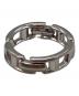 DIESEL (ディーゼル) D Logo Sterling Silver Band Ring シルバー サイズ:14号：8000円