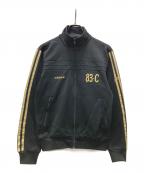 adidasアディダス）の古着「ロゴ刺繍トラックジャケット」｜ブラック