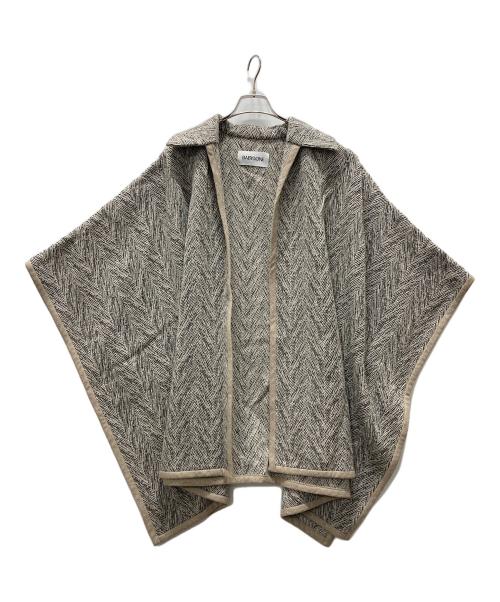 BABYLONE（バビロン）BABYLONE (バビロン) Letinte ポンチョ ベージュ サイズ:Fの古着・服飾アイテム