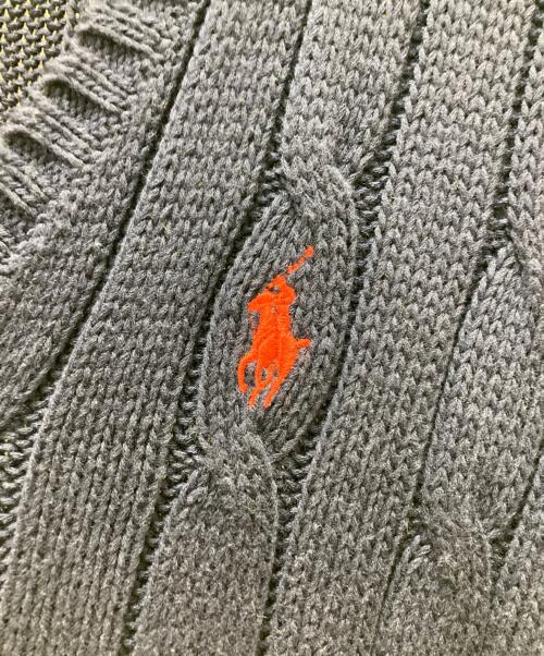 POLO RALPH LAUREN（ポロ・ラルフローレン）POLO RALPH LAUREN (ポロ・ラルフローレン) ケーブルニット ネイビー サイズ:Ｓの古着・服飾アイテム