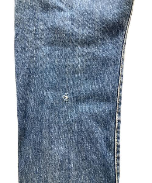 Hysteric Glamour（ヒステリックグラマー）Hysteric Glamour (ヒステリックグラマー) 赤耳 SP加工小窓スタッズデニムパンツ ブルー サイズ:Lの古着・服飾アイテム