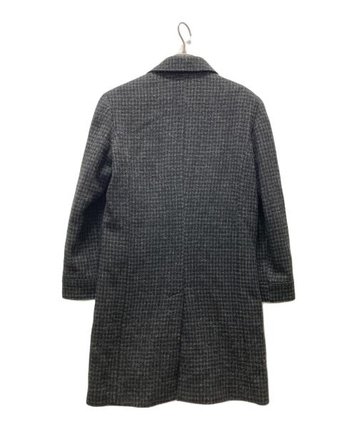 A.P.C.（アーペーセー）A.P.C. (アーペーセー) Harris Tweed (ハリスツイード) ステンカラーコート ブラック サイズ:XSの古着・服飾アイテム