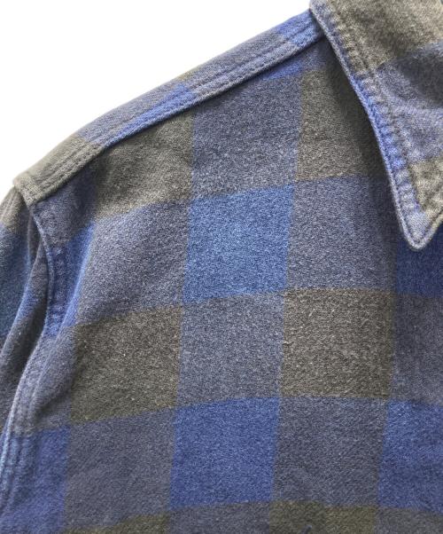 RHC Ron Herman（アールエイチシー ロンハーマン）RHC Ron Herman (アールエイチシー ロンハーマン) ワークシャツ ブルー サイズ:Lの古着・服飾アイテム