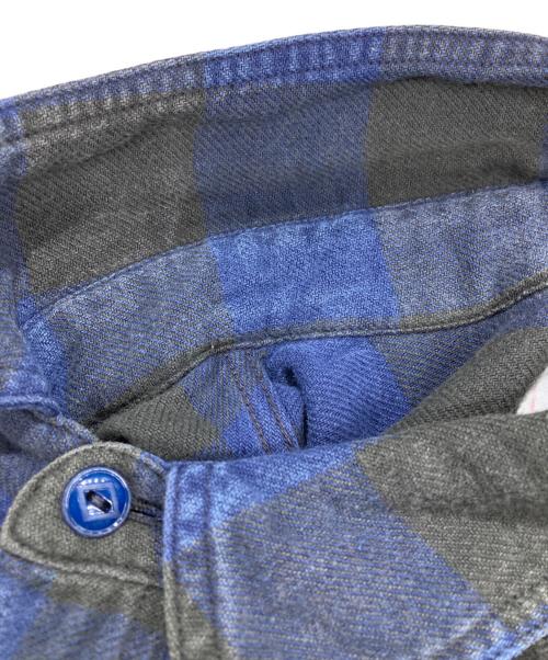 RHC Ron Herman（アールエイチシー ロンハーマン）RHC Ron Herman (アールエイチシー ロンハーマン) ワークシャツ ブルー サイズ:Lの古着・服飾アイテム