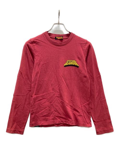 Hysteric Glamour（ヒステリックグラマー）Hysteric Glamour (ヒステリックグラマー) ロングスリーブカットソー レッド サイズ:Fの古着・服飾アイテム