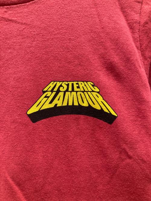 Hysteric Glamour（ヒステリックグラマー）Hysteric Glamour (ヒステリックグラマー) ロングスリーブカットソー レッド サイズ:Fの古着・服飾アイテム