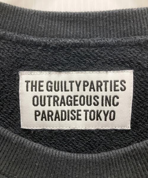 WACKO MARIA（ワコマリア）WACKO MARIA (ワコマリア) ロゴプリントスウェット ブラック サイズ:Lの古着・服飾アイテム