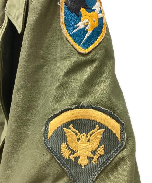 USED（ユーズド）USED (ユーズド) ミリタリートレンチコート/オーバーコート グリーン サイズ:Sの古着・服飾アイテム