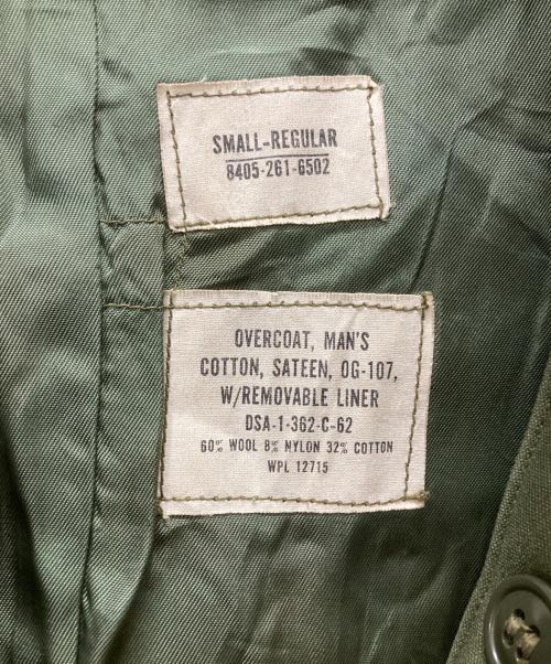 USED（ユーズド）USED (ユーズド) ミリタリートレンチコート/オーバーコート グリーン サイズ:Sの古着・服飾アイテム