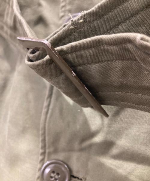 USED（ユーズド）USED (ユーズド) ミリタリートレンチコート/オーバーコート グリーン サイズ:Sの古着・服飾アイテム