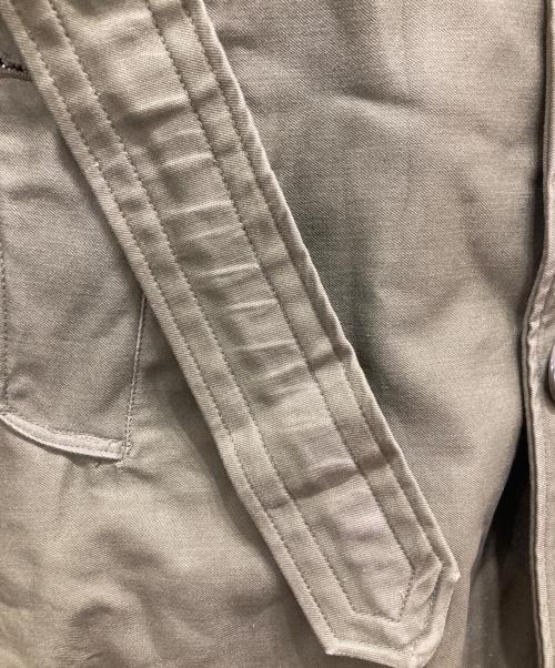 USED（ユーズド）USED (ユーズド) ミリタリートレンチコート/オーバーコート グリーン サイズ:Sの古着・服飾アイテム