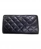 CHANELシャネル）の古着「長財布」｜ブラック