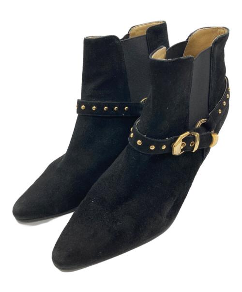 GIANNI VERSACE（ジャンニ・ヴェルサーチ）GIANNI VERSACE (ジャンニ・ヴェルサーチ) サイドゴアブーツ ブラック サイズ:23.5の古着・服飾アイテム
