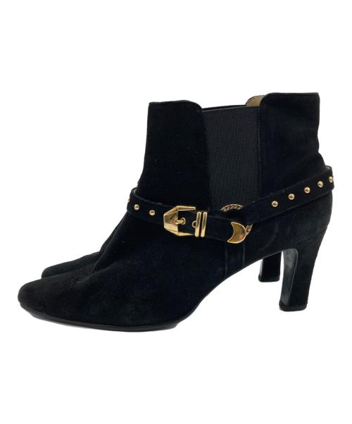 GIANNI VERSACE（ジャンニ・ヴェルサーチ）GIANNI VERSACE (ジャンニ・ヴェルサーチ) サイドゴアブーツ ブラック サイズ:23.5の古着・服飾アイテム