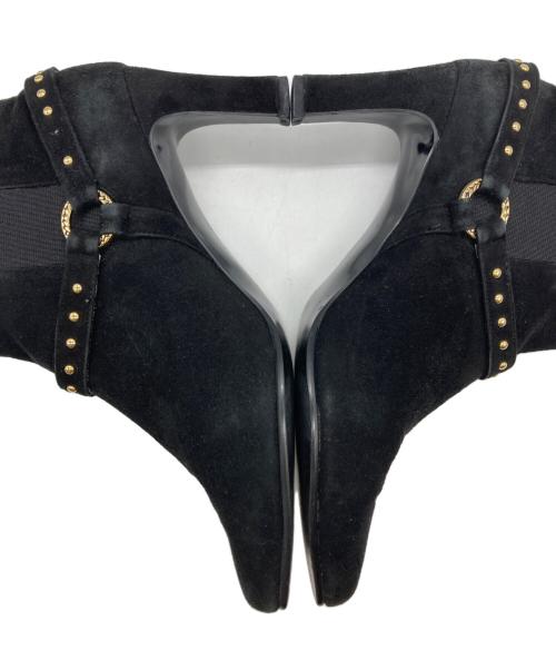 GIANNI VERSACE（ジャンニ・ヴェルサーチ）GIANNI VERSACE (ジャンニ・ヴェルサーチ) サイドゴアブーツ ブラック サイズ:23.5の古着・服飾アイテム