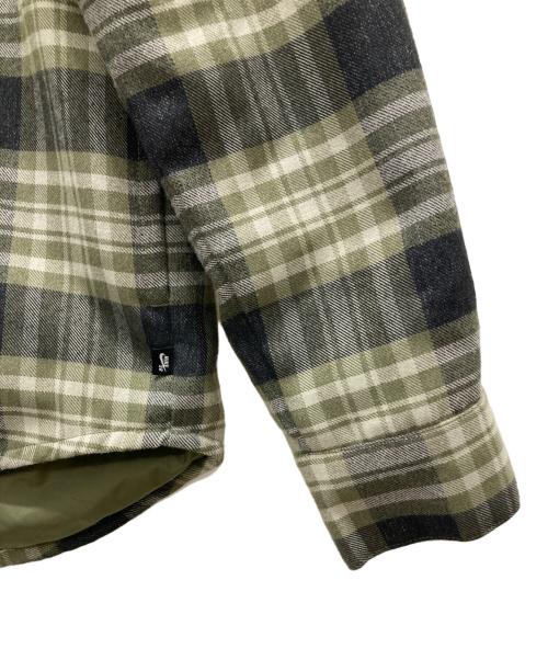 NIKE（ナイキ）NIKE (ナイキ) フード付チェックネルシャツ グリーン サイズ:XLの古着・服飾アイテム